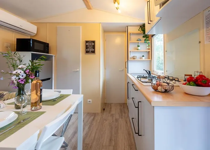 度假居 L Arbousier, Mobil-home Vue Degagee Sur La